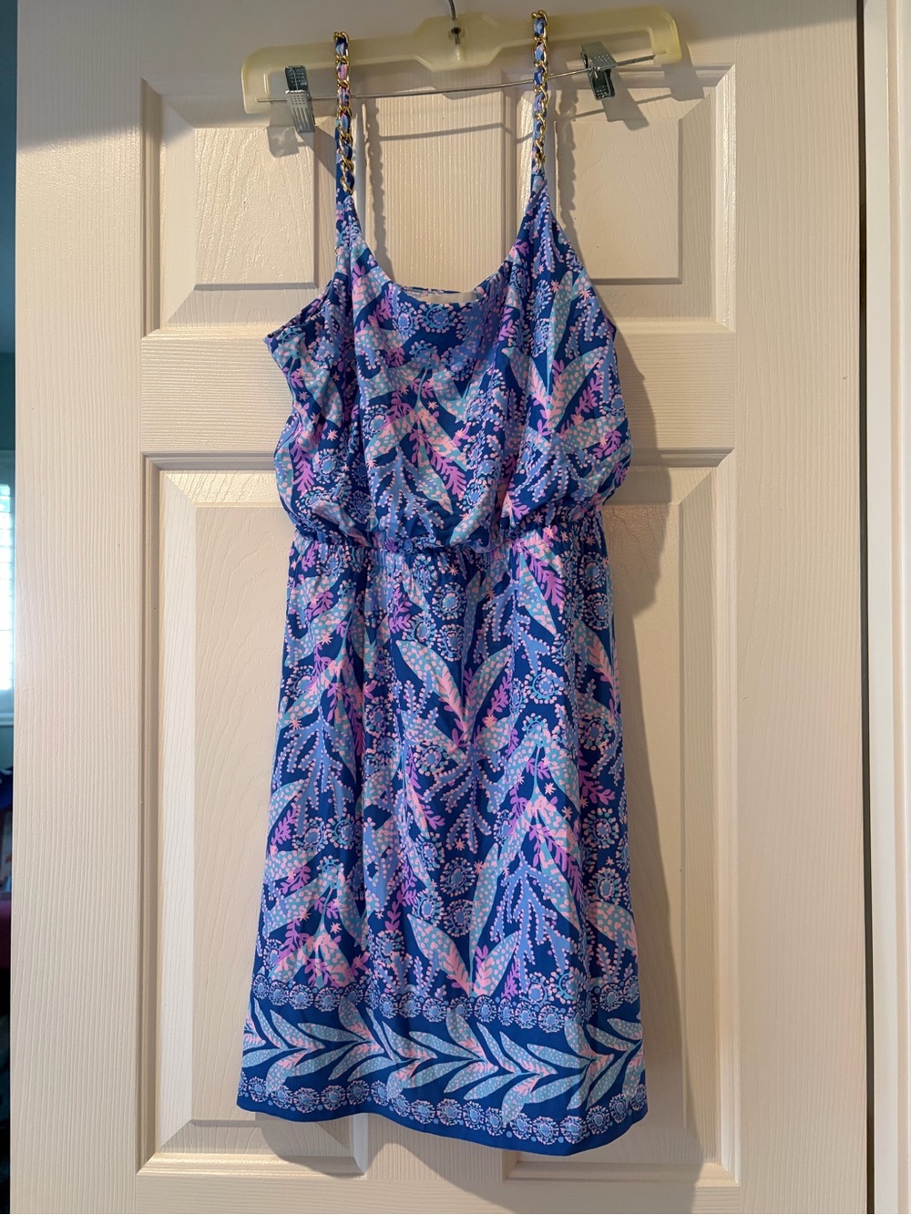 Lilly Pulitzer Blue & Pink Floral Sundress